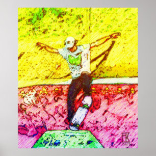 Póster skateboarder 12