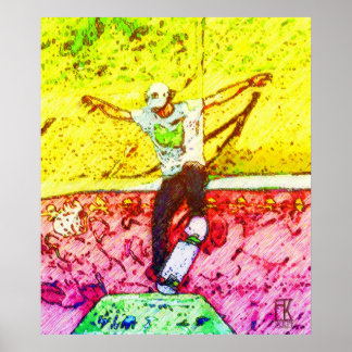 Póster skateboarder 12