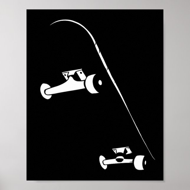 Poster Skateboarder Skateboarding Skateboard  (Frente)