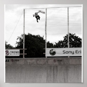 Póster skateboarding