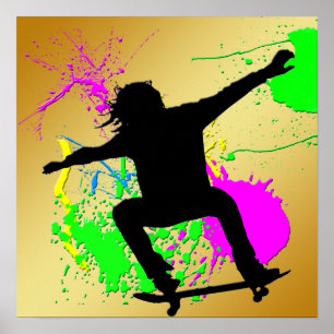 Poster Skateboarding de Extream