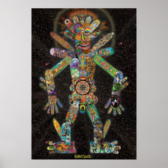 Póster Skatebotron, o robô gigante (Frente)