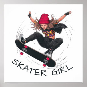 Poster Skater Girl