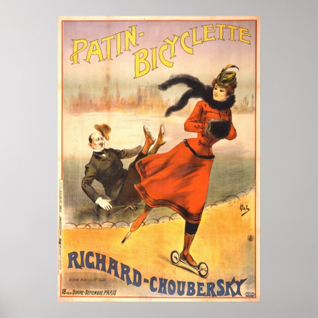 Poster Skates in-line 1890 (Frente)