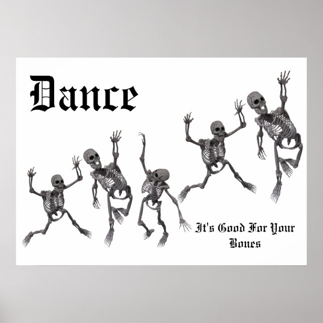 Poster Skeleton Dance (Frente)