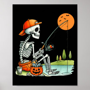 Poster Skeleton Girl Bebendo Café Sinal Gráfico F