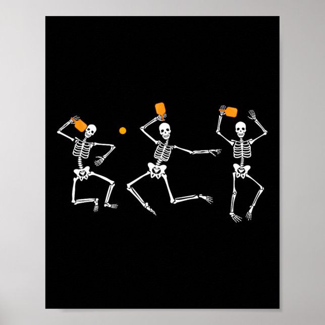 Poster Skeleton Halloween Picklell (Frente)