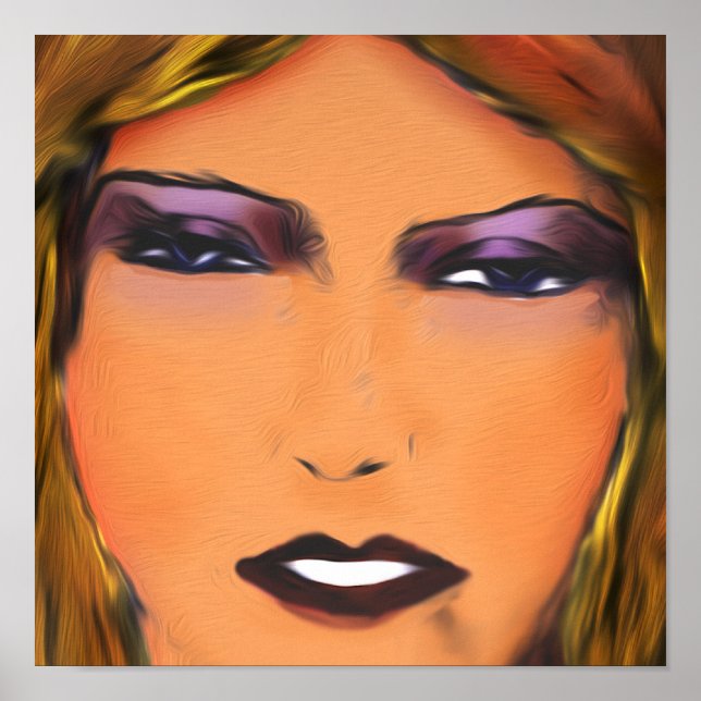Póster Sketch da Sultry Woman (Frente)