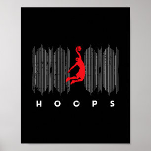 Poster Sketll Dunk Logo Aro Ller Jogador Homens Meninos C