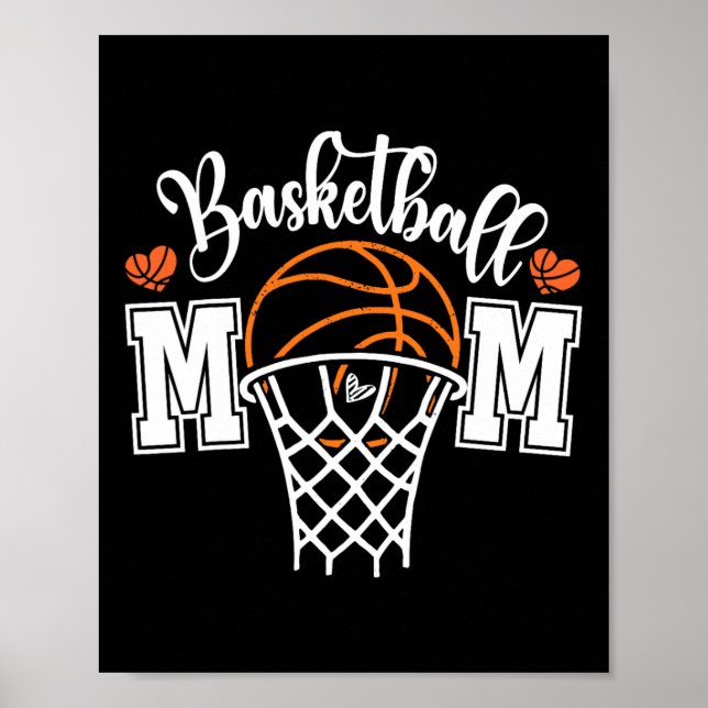 Poster Sketll Mom Shirt Mom Game Day Shirt Mothers Day  (Frente)