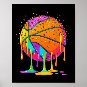 Poster Sketll Sorvete Gotejamento Para Meninas Meninos Ju