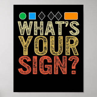 Poster Ski Trail sinaliza qual é o seu sinal esquiando ne