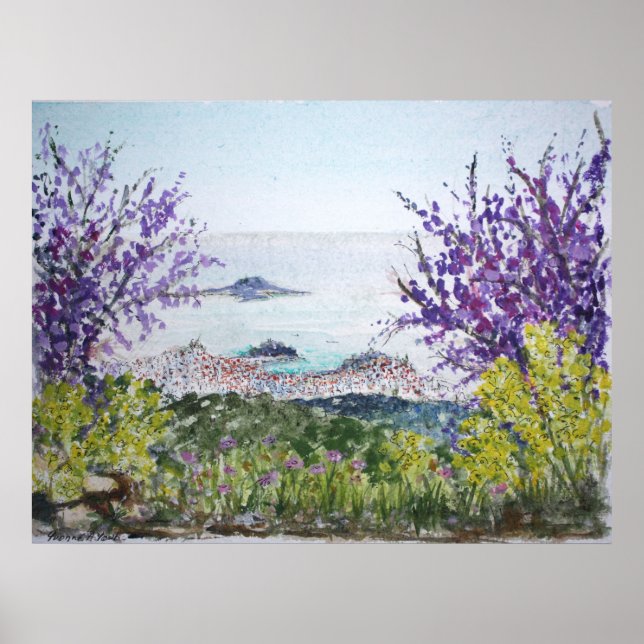 Póster Skiathos no Leste (Frente)