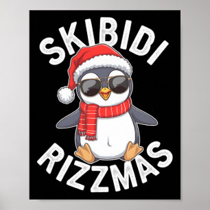 Poster Skibidi Rizzmas Engraçado Estação de Natal P