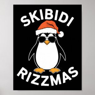 Poster Skibidi Rizzmas Engraçado Estação de Natal P