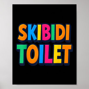 Poster Skibidi Toilet Engraçado