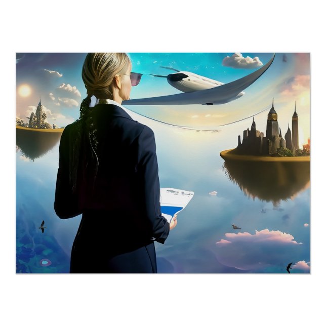 Póster Skies Desconhecidos (Frente)