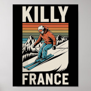 Poster Skiing Killy França