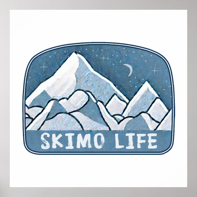 Poster Skimo Life (Frente)