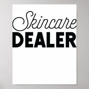 Poster Skincare Dealer Skincare amante de Skin Esth
