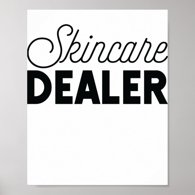 Poster Skincare Dealer Skincare amante de Skin Esth (Frente)