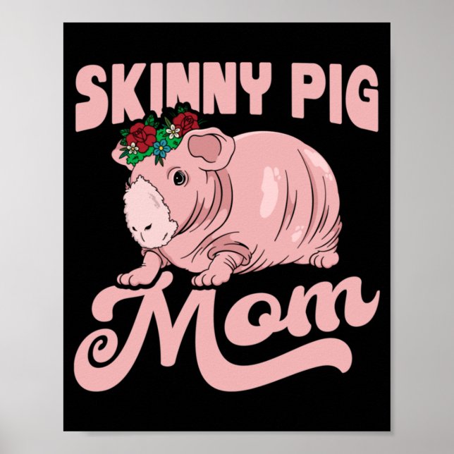 Poster Skinny Pig Mãe (Frente)