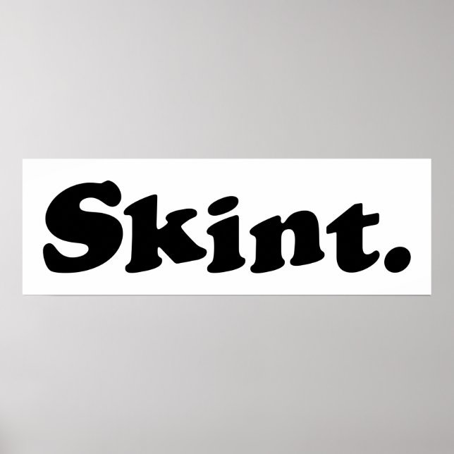 Poster Skint. (Frente)