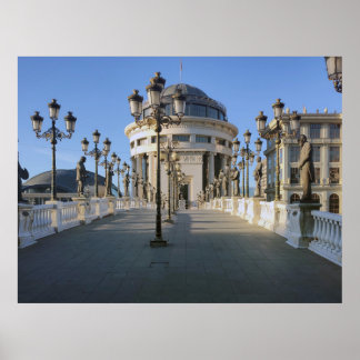 Poster Skopje, Macedônia