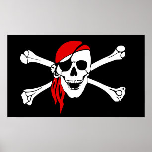 Póster Skull and Cross Bones
