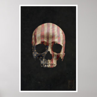 Poster Skull Art Prints Floral, USA, Mushroom Skulls