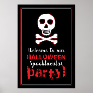 Poster Skull & Bones, Sinal de Boas-Vindas do Red Hallowe