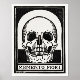 Poster Skull Memento Mori por Julie de Graag