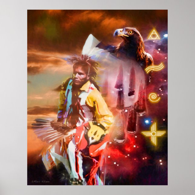 Poster SKY DANCER Nativo Americano (Frente)