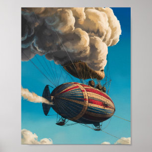 Poster Skybound Steampunk Voyager