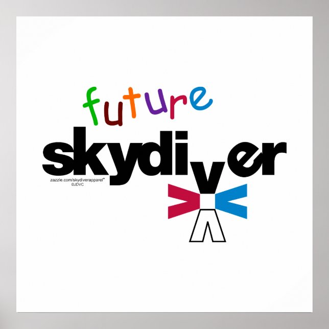Póster Skydiver futuro (Frente)