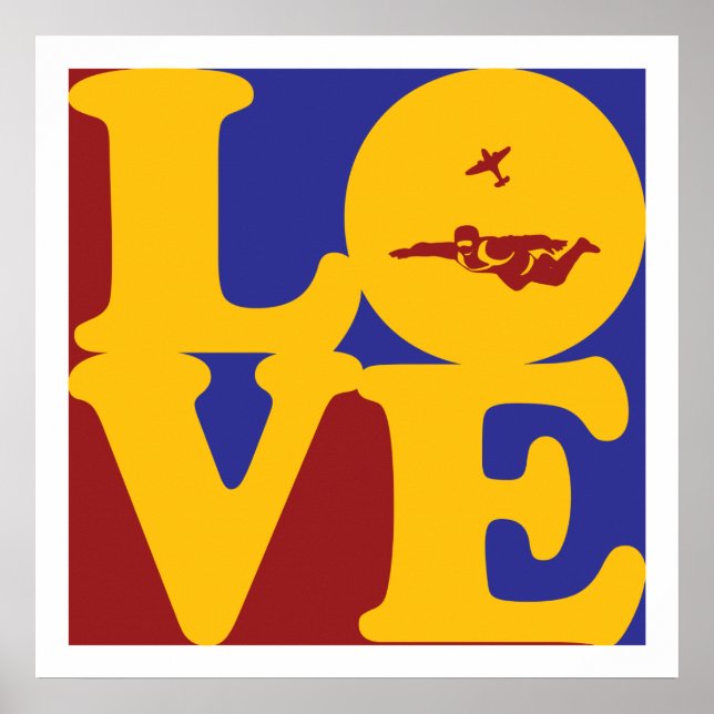 Poster Skydiving Love (Frente)
