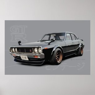 Póster Skyline 2000GT-R de Nissan