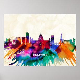 Poster Skyline Belfast