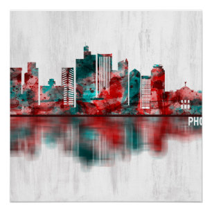 Póster Skyline da Arizona Phoenix