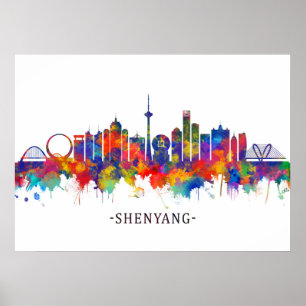 Poster Skyline da China Shenyang