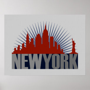 Poster Skyline da Nova Iorque