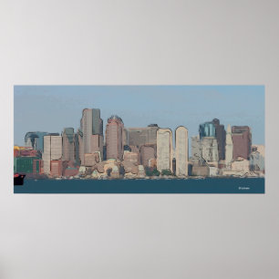 Poster Skyline de Boston