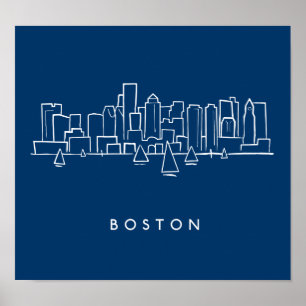 Poster Skyline de Boston