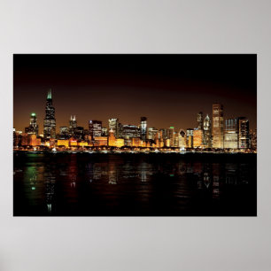Póster Skyline de Chicago