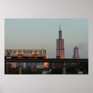 Póster Skyline de Chicago