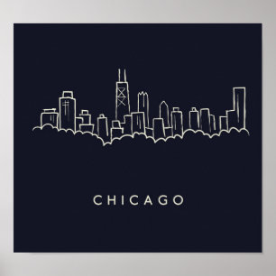 Poster Skyline de Chicago