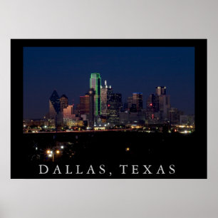 Póster Skyline de Dallas