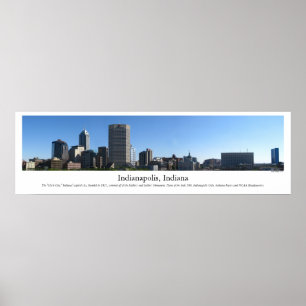 Poster Skyline de Indianapolis