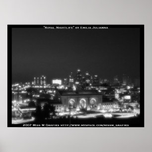 Póster Skyline de Kansas City