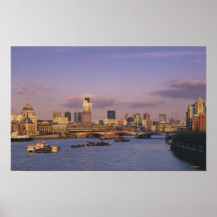 Póster Skyline de Londres